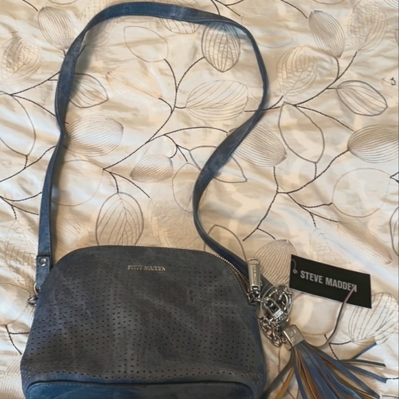 Steve Madden Denim Bmarilyn Crossbody NWT purse handbag - Picture 1 of 13